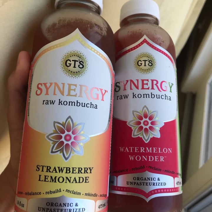 photo of GT’s Living Foods Kombucha Watermelon Wonder shared by @crisell on  13 Jul 2020 - review