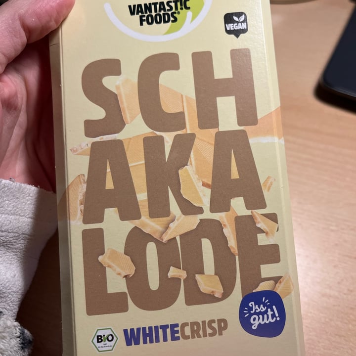 photo of Vantastic Foods Cioccolato Bianco Croccante shared by @amyberti6 on  27 Nov 2022 - review