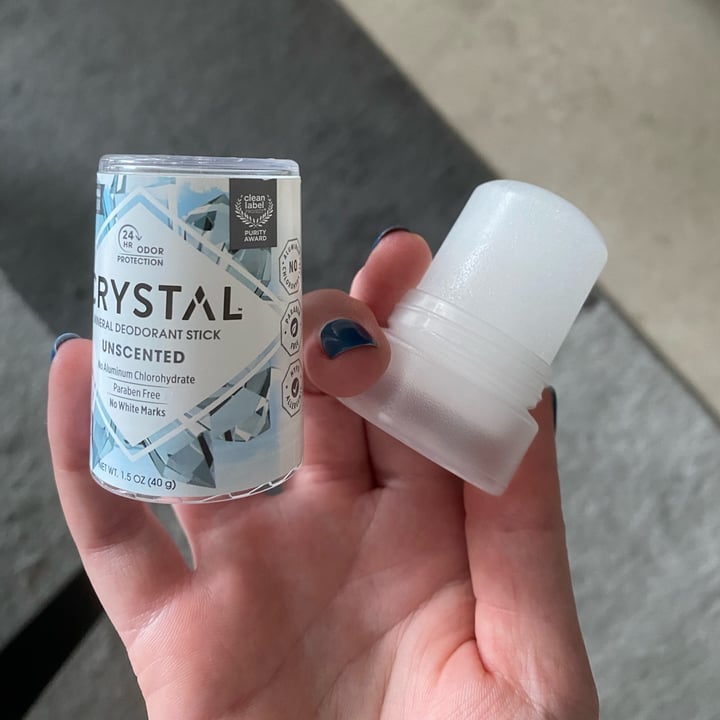 review photo of CRYSTAL Mineral Deodorant Stick - Unscented shared by @hellojess on 12 Apr 2022 - review