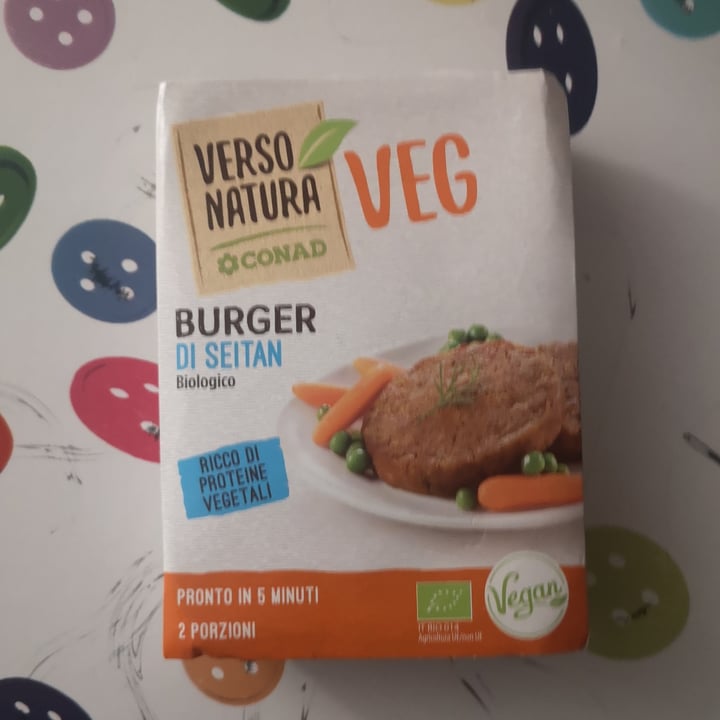 Verso Natura Conad Veg Burger Di Seitan Biologico Review abillion