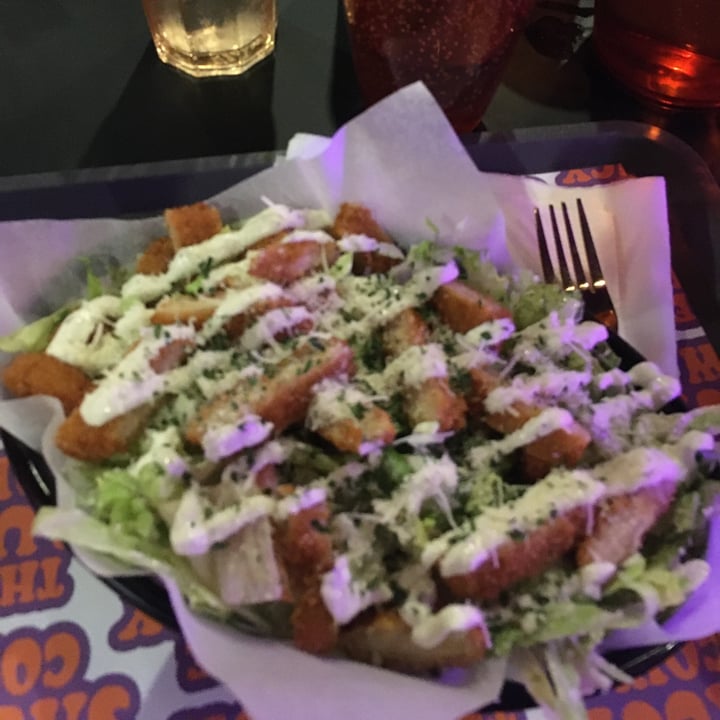 review photo of The Saucy Cow Vegan Food Temple Bar caesar salad shared by @nienkella on 06 Nov 2022 - review