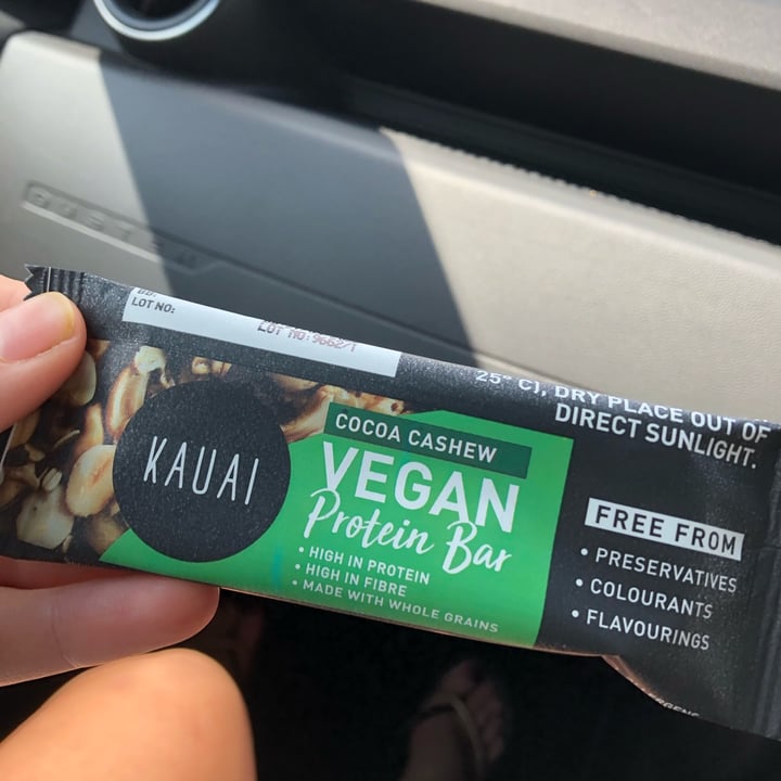 photo of Kauai Kauai vegan protein bar shared by @leeanneg on  11 Oct 2021 - review