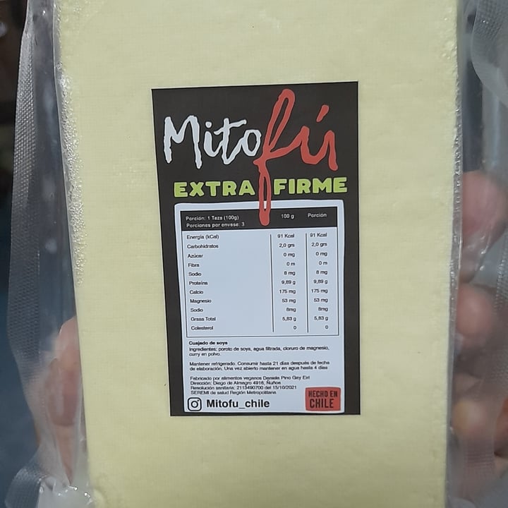photo of Mitofú Mitofú Extra Firme shared by @vegan2020pasapiola on  29 Nov 2022 - review