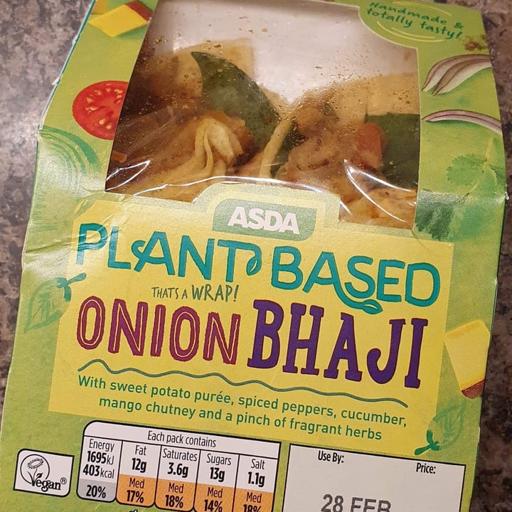 review photo of Morrisons Onion baji wrap shared by @katie-lou on 28 Feb 2021 - review