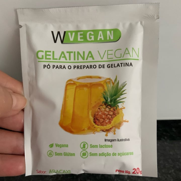 photo of Wvegan Gelatina Vegan (20g) - abacaxi shared by @estreladamanha2009 on  01 May 2022 - review