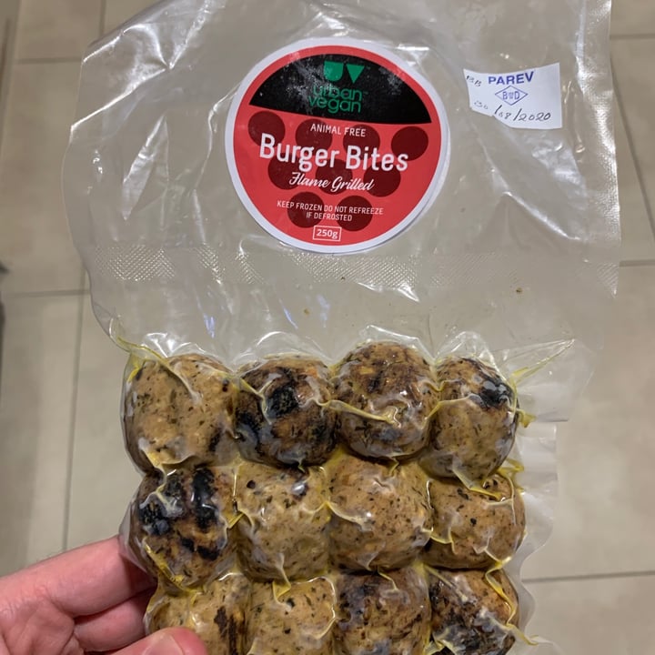 photo of Urban Vegan Burger Bites shared by @mailidyer on  14 May 2020 - review
