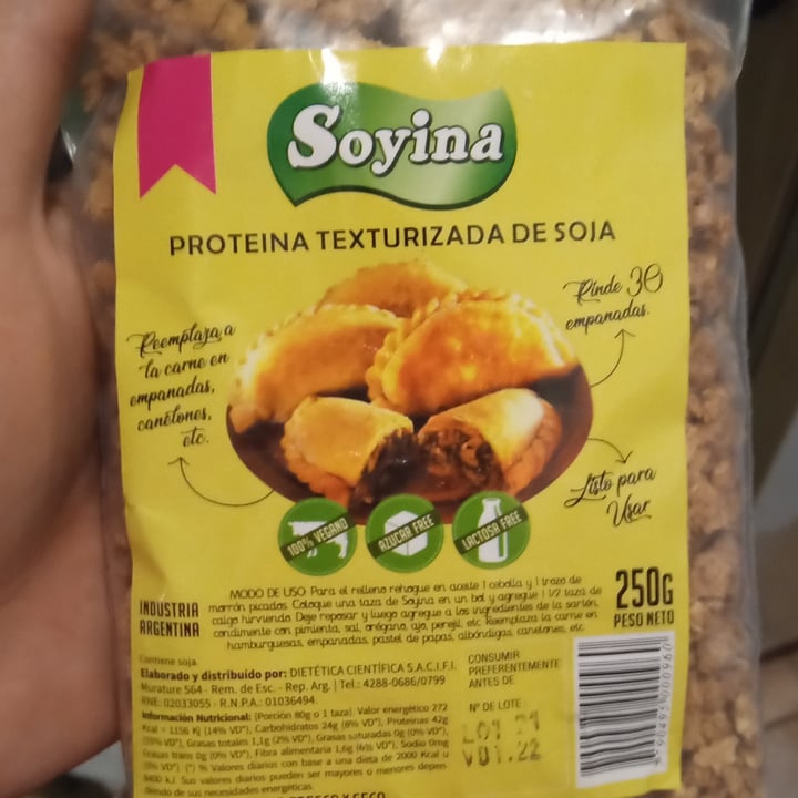 photo of Soyina Soja Texturizada shared by @matiasscorza on  17 Feb 2021 - review