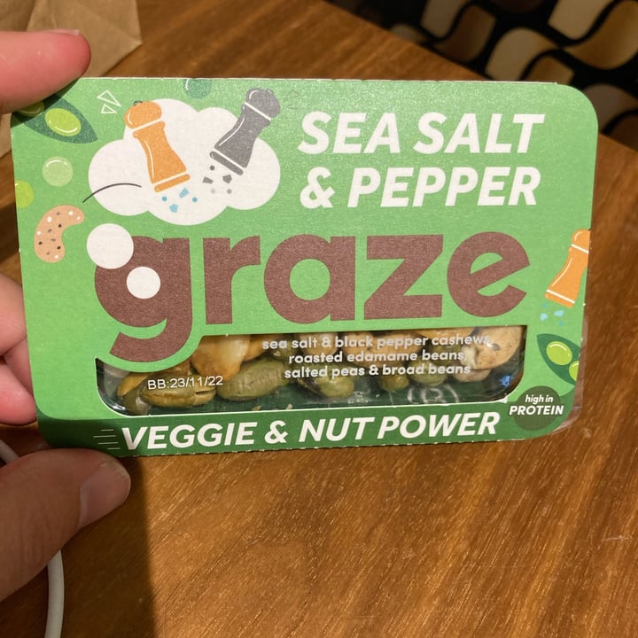 graze Sea Salt & Pepper Veggie Protein Power Review abillion