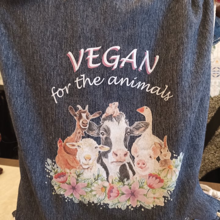 photo of Santuario El Sueño de Jill Camiseta Vegan for the animals shared by @veganitadinamita on  19 Nov 2022 - review