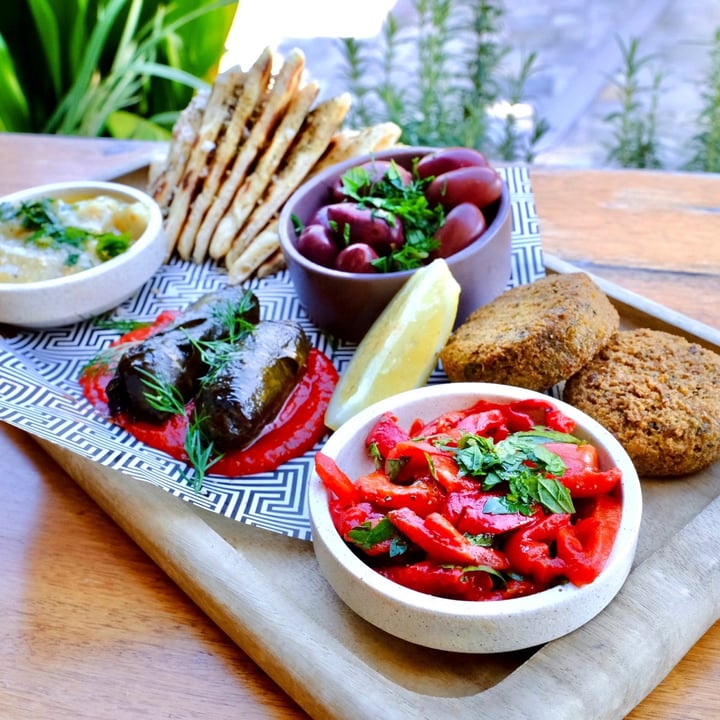 photo of Zeus Street Greek Carousel Vegan Meze Board shared by @perthveganguide on  01 Sep 2021 - review