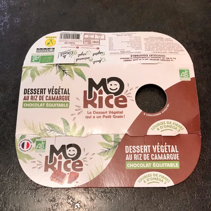 review photo of MoRice Dessert végétal au riz bio de camargue chocolat équitable shared by @traceyinfr on 09 May 2022 - review