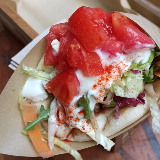 Photo of the dish “Kebab yogurtlu”