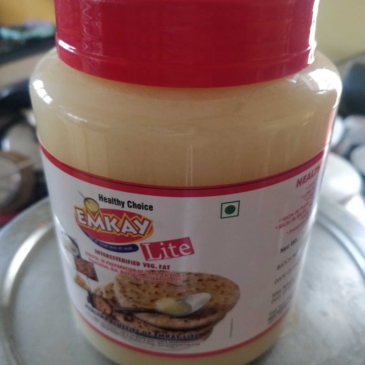 photo of Emkay Food Products Vegan Ghee shared by @veganshenanigans on  19 Jan 2021 - review
