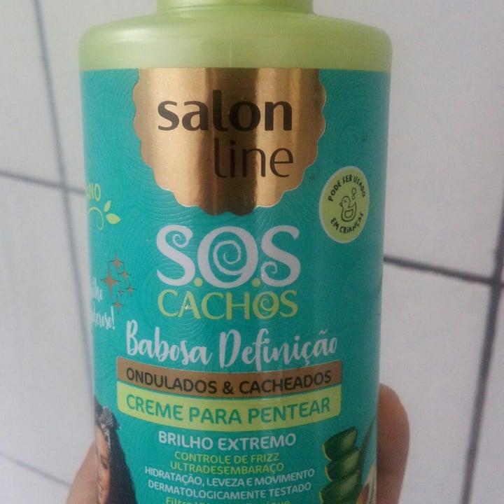 photo of Salon line Creme Para Pentear Cachos+ Definidos shared by @marianavarella on  25 Apr 2022 - review