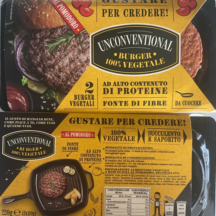 review photo of Unconventional Burger Vegetale Classico - Classic Burger shared by @vittory on 16 Apr 2022 - review