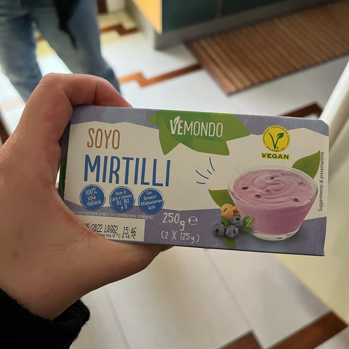 photo of Vemondo yogurt al mirtillo shared by @annabacce on  21 Apr 2022 - review