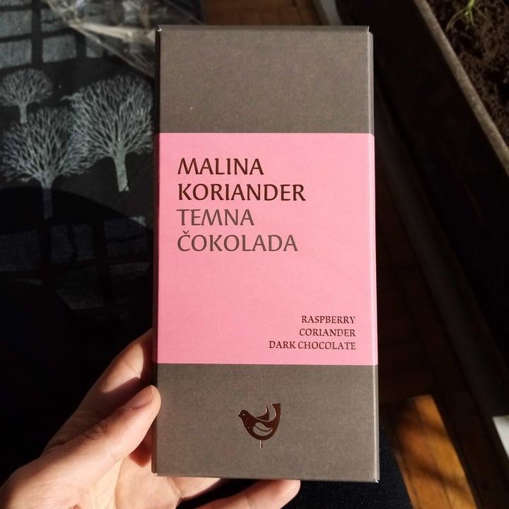 photo of Passero Malina Koriander Temna čokolada shared by @kundadani on  28 Mar 2022 - review