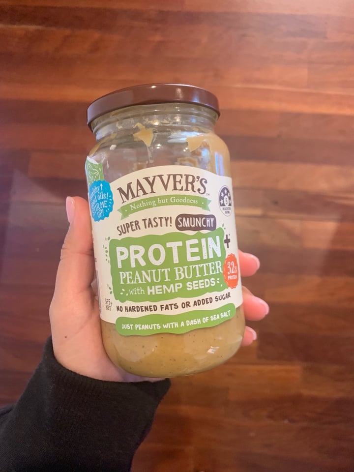 photo of Mayver's Mayver’s Protein+ with Hemp seeds peanut butter shared by @raerodriguez on  27 Aug 2019 - review
