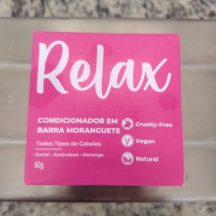 photo of Relax cosméticos Condicionador em barra Moranguete shared by @zairam on  01 Sep 2022 - review