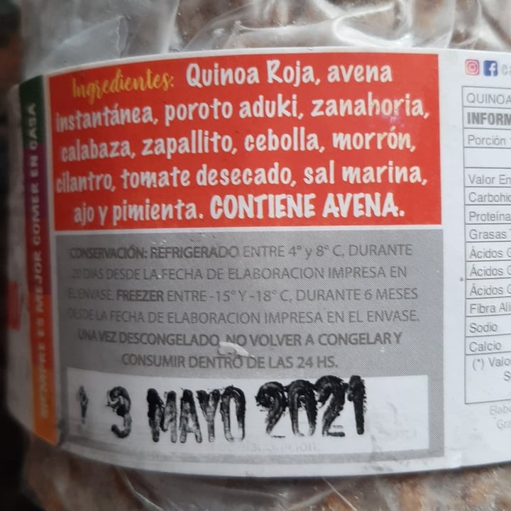 photo of Casa Vegana Hamburguesas de quinoa shared by @moritaveggie on  14 Sep 2021 - review