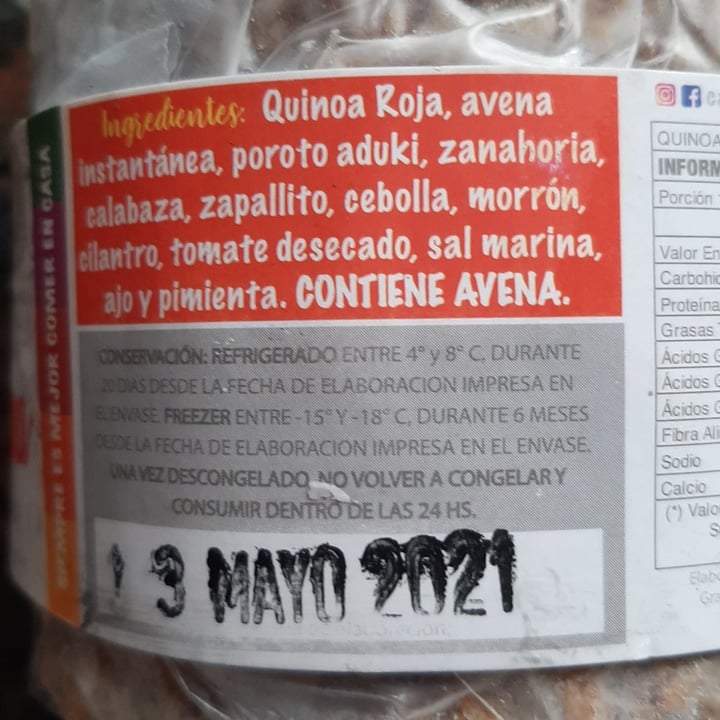 review photo of Casa Vegana Hamburguesas de quinoa shared by @moritaveggie on 14 Sep 2021 - review