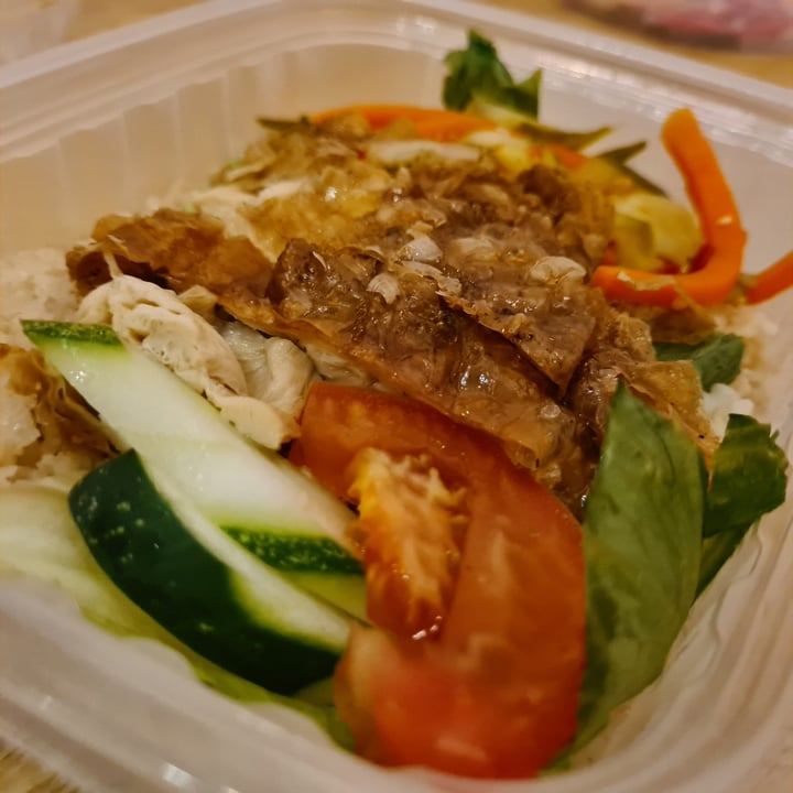 photo of Rice House Vegetarian Hainanese Chicken Rice shared by @gretchforveg on  03 Oct 2020 - review