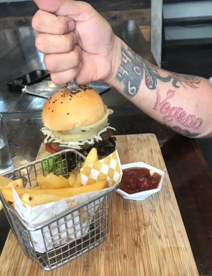 photo of The Pitted Date Vegan Restaurant, Bakery and Café Beyond Burger shared by @danielarojas on  15 Dec 2019 - review