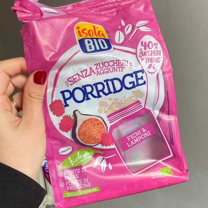 review photo of Isolabio Porridge Fichi e Lamponi shared by @rossigiulia on 17 Mar 2022 - review