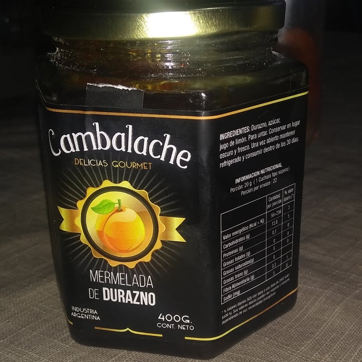 photo of Cambalache mermelada de durazno shared by @malenacan on  28 Jun 2020 - review