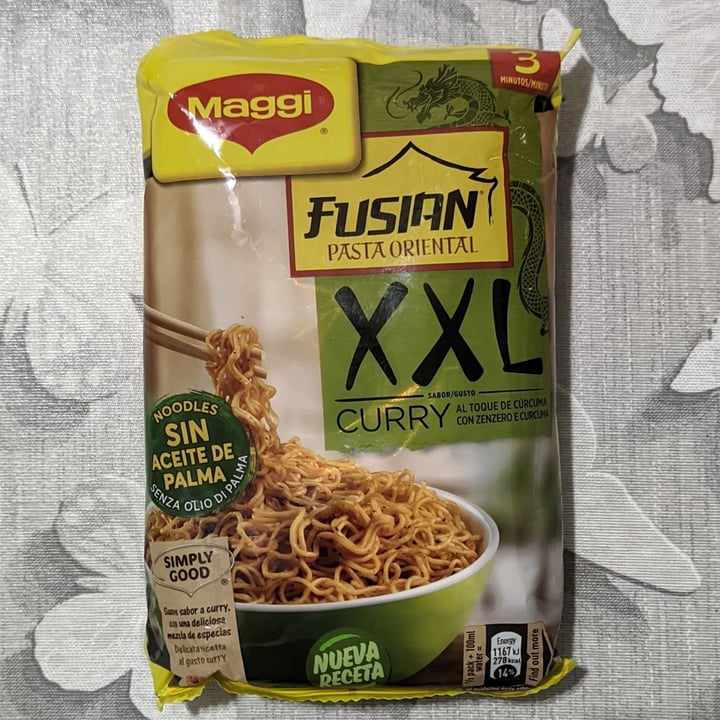 photo of Maggi Fusian Pasta Oriental Thai Curry XXL shared by @nocciola on  18 Feb 2022 - review