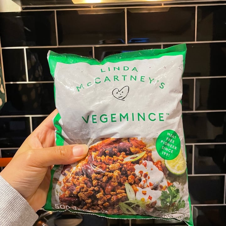 photo of Linda McCartney's Vegemince shared by @southernveganupnorth on  18 Feb 2022 - review