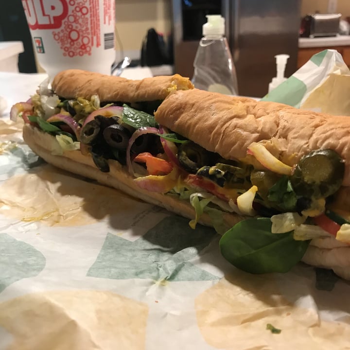photo of Subway Veggie Delight Subway Sandwich shared by @madisonjender on  12 Mar 2019 - review