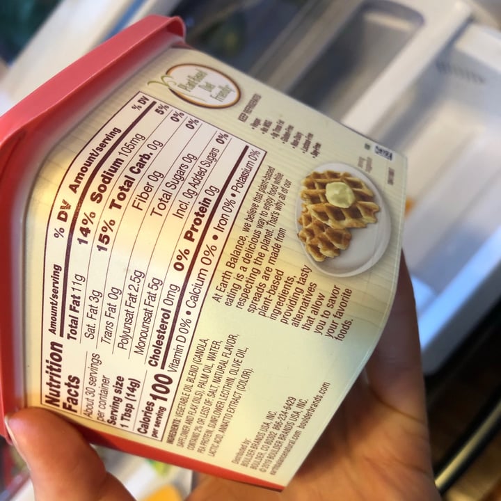 review photo of Earth Balance Soy Free Buttery Spread shared by @joyfully on 09 May 2020 - review