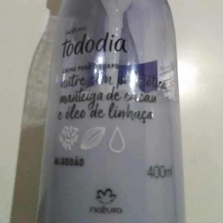 review photo of Natura Tododia creme corporal algodão shared by @misoma on 14 May 2022 - review