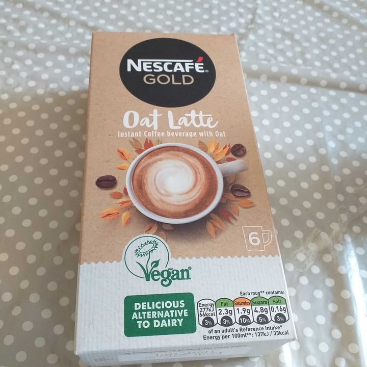 photo of Nescafé Oat latte instant coffee shared by @glitterball84 on  28 Apr 2021 - review
