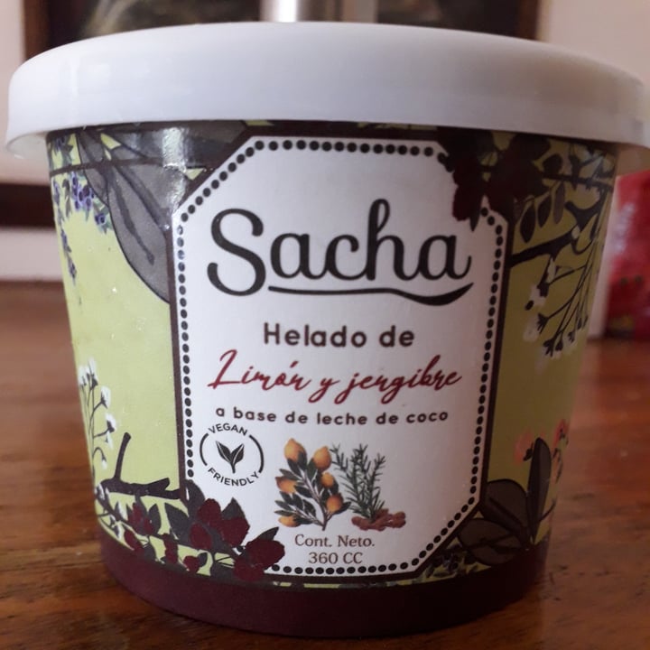 photo of Sacha Helado De Limón Y Jengibre shared by @ecosofia on  17 Oct 2020 - review