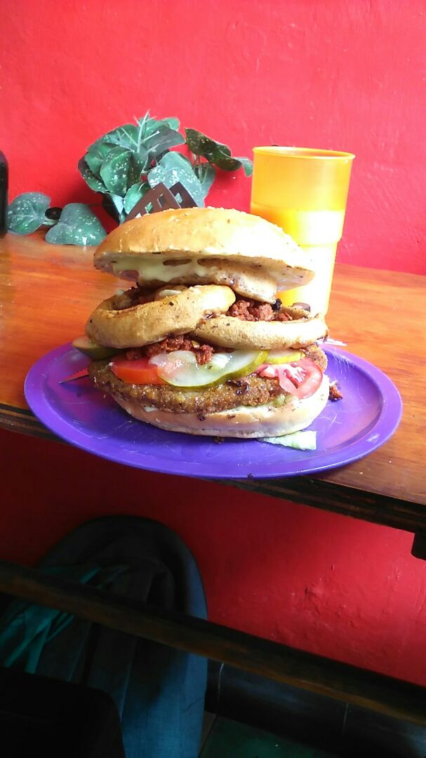 review photo of El Vegano Urbano Hamburguesa de No Pollo shared by @viryyy on 03 Feb 2020 - review