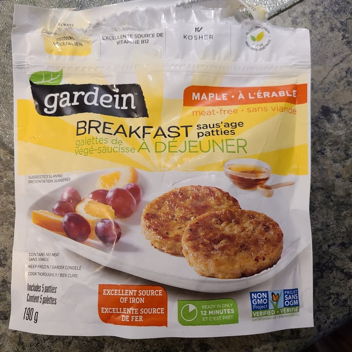 photo of Gardein Breakfast Saus’age Patties Maple shared by @mushroom12 on  21 Jul 2021 - review
