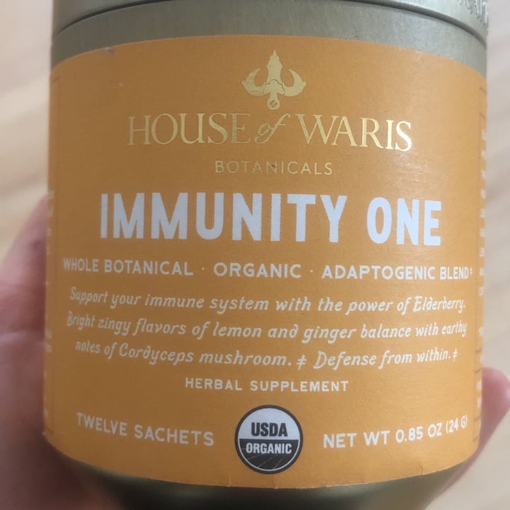 photo of House of Waris Immunity One herbal tea shared by @horsemarine on  08 Dec 2021 - review