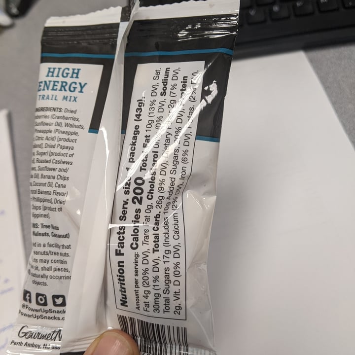 review photo of GourmetNut High Energy trail mix shared by @chefvi13 on 21 Oct 2022 - review
