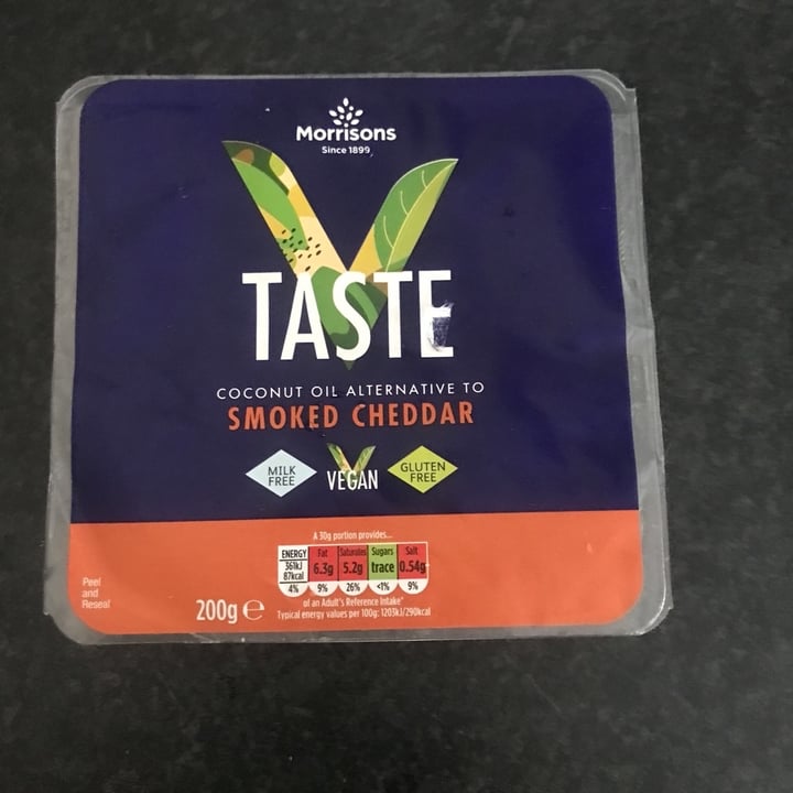 photo of Morrisons V Taste Smoked Cheddar Block shared by @lcmackay1 on  03 May 2020 - review