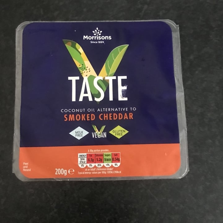 review photo of Morrisons V Taste Smoked Cheddar Block shared by @lcmackay1 on 03 May 2020 - review