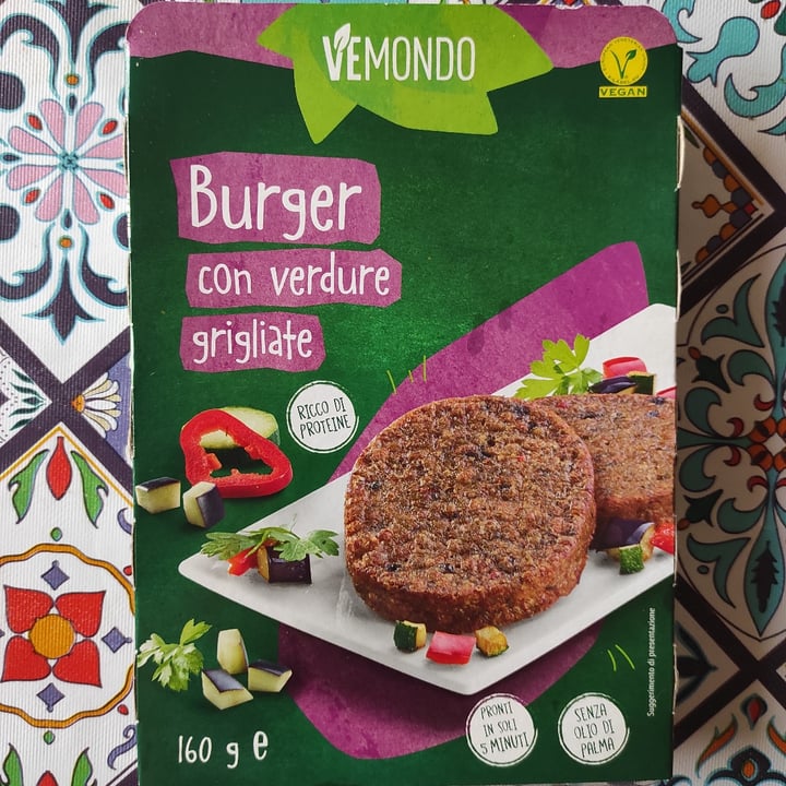 review photo of Vemondo Burger con Verdure Grigliate shared by @g26 on 06 May 2022 - review