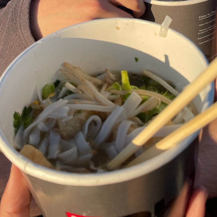 photo of Pho Vietnamese noodle soup Tofu & button mushrooms Phở chay shared by @jgreen on  19 Jun 2022 - review