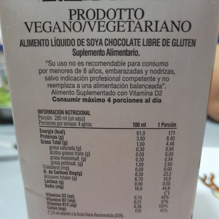 review photo of Vivicosí Leche De Soya Y Cacao shared by @natihernandezn on 01 Dec 2021 - review