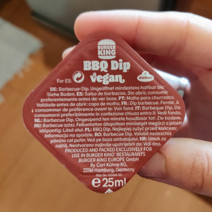 photo of Burger King Bbq Dip shared by @joanarabit on  13 Sep 2022 - review