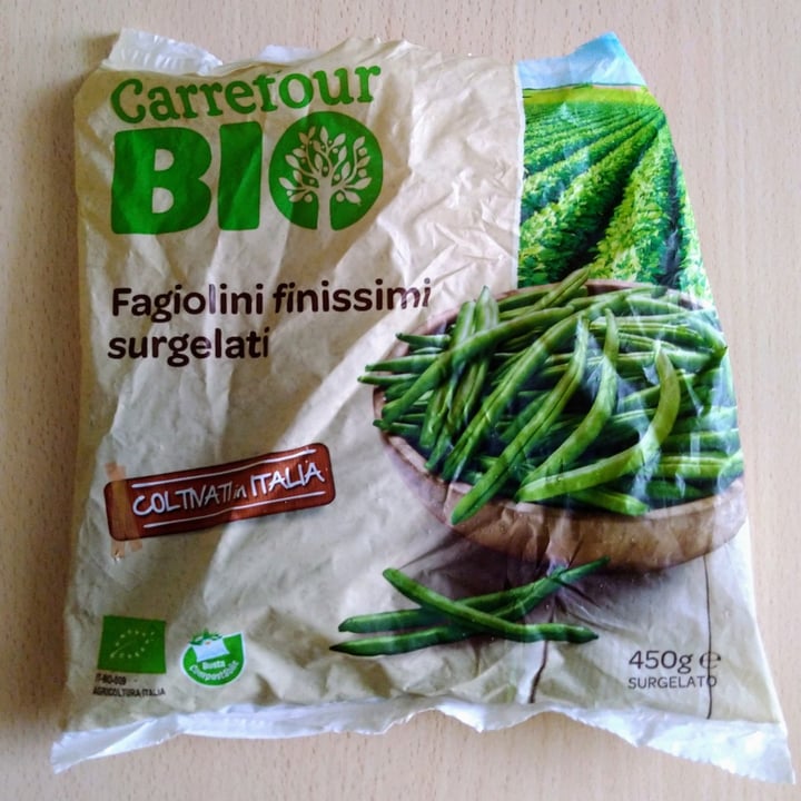 photo of Carrefour Bio Fagiolini Finissimi surgelati shared by @manoveg on  02 Jul 2022 - review