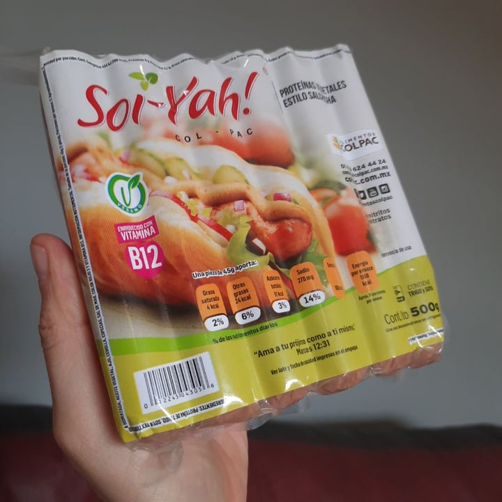 photo of Alimentos Colpac Soi-yah! shared by @greasy-vegan on  23 Mar 2020 - review