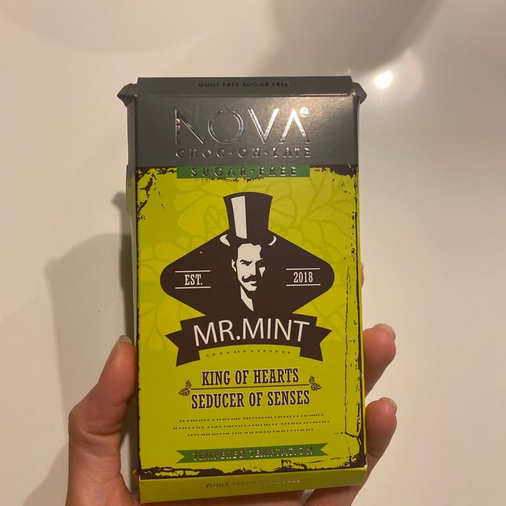 photo of NOVA Dark Chocolate with Mint shared by @yogawithrhian on  28 Jul 2020 - review