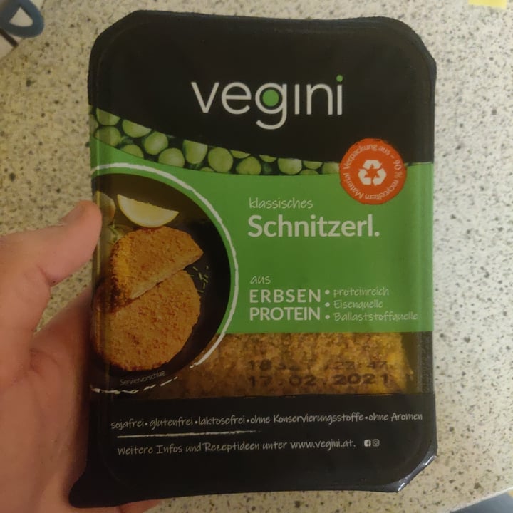 photo of Vegini Klassisches Schnitzel shared by @andras on  12 Jan 2021 - review
